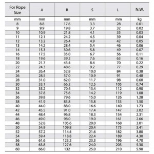 Tay áo bằng thép hình bầu dục S-506 Tay áo không thon