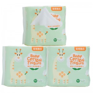 Khăn giấy cotton cho bé