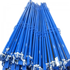 Giàn giáo đẩy tường kéo Prop sơn màu xanh