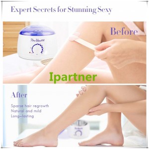Máy làm nóng bằng sáp điện di động Ipartner AX-100 để tẩy lông - Nắp màu xanh