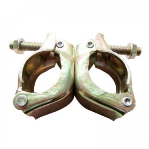 Giàn giáo đóng dấu JIS Loại Xoay Khớp màu vàng Kẽm