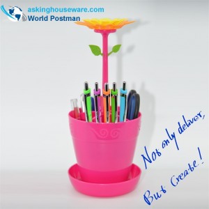 Hộp lưu trữ bàn hình hoa Akbrand