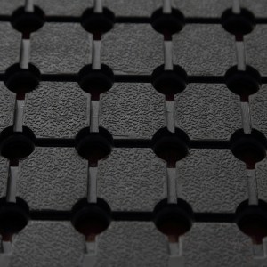 Chống vi khuẩn có gân Cao su thoát nước thảm sàn lỗ cao su cho phòng tắm và nhà vệ sinh