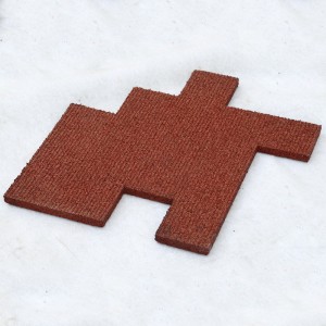 tác động xương chó loại cao su EPDM Sàn gạch cao su lát sàn cho ngoài trời