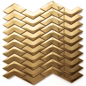 Gạch ốp lát kim loại Gạch không gỉ Gạch khảm cho Nhà bếp / Gạch ốp tường phòng tắm