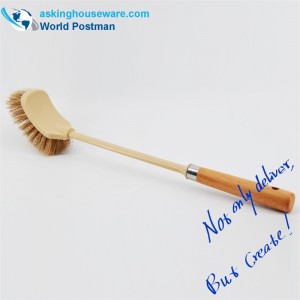 Bàn chải nhà vệ sinh Akbrand Xử lý bãi biển với vòng thép không gỉ