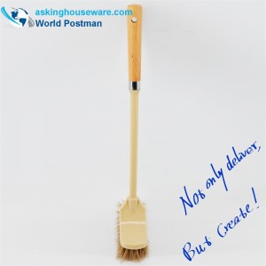 Bàn chải nhà vệ sinh Akbrand Xử lý bãi biển với vòng thép không gỉ