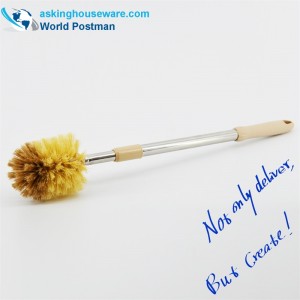 Bàn chải nhà vệ sinh Akbrand Bàn chải đàn hồi bằng thép không gỉ