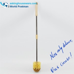 Bàn chải nhà vệ sinh Akbrand Bàn chải đàn hồi bằng thép không gỉ