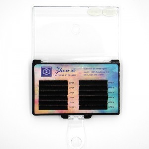 Nhà máy trực tiếp J / B / C / D / L Bán buôn lông mi mở rộng riêng lẻ.