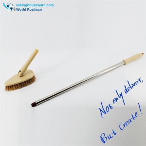 Bàn chải sàn Akbrand Đầu inox không thể xuyên thấu dài bằng thép không gỉ