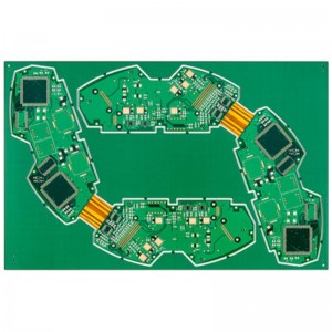 Bảng mạch in PCB cứng nhắc với mực mặt nạ hàn xanh