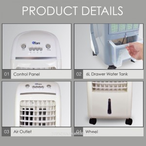 iFan -PowerPac Máy làm mát không khí bay hơi (IF7310) Thiết bị gia dụng (Cổ phiếu có sẵn)