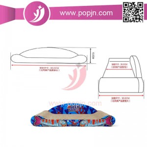 Ban tái chế Scratch Scratch Pad Pad Phòng chờ Tấm bìa cứng Cat Scratcher