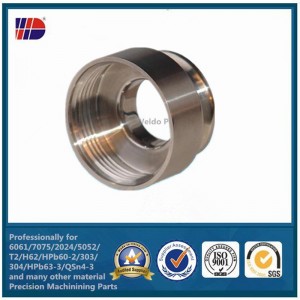 Thép không gỉ tùy chỉnh nhôm chính xác cao Máy tiện gia công CNC