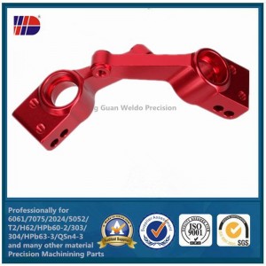 Tùy chỉnh phụ tùng nhôm máy CNC độ chính xác cao với anodized phun cát