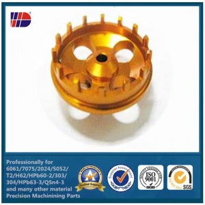 Gia công tùy chỉnh CNC quay phay phần kim loại đồng thau