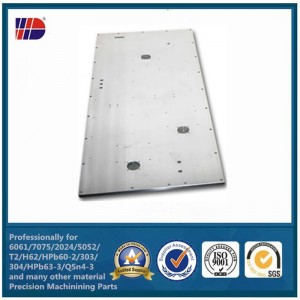 Kích thước lớn Tấm nhôm Hoàn thiện tốt cnc Phụ tùng gia công Dịch vụ sản xuất