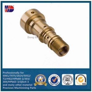 OEM CNC Máy gia công trục vít phụ tùng đồng thau
