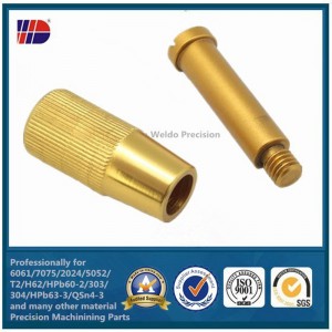 Máy tiện cnc Thành phần điện tử Gia công kim loại Đồng thau Phần đồng