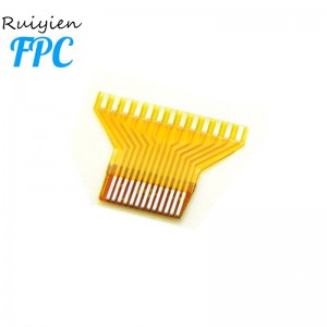 Sản xuất linh hoạt in mạch fpc vật liệu polyimide vàng ngón tay vân tay bảng mạch flex cáp fpc