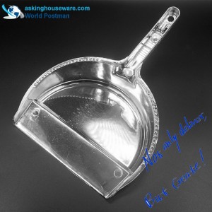 Cây chổi quét bụi hình bán nguyệt Akbrand có cán dài bằng bạc