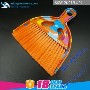 Akbrand Yellow Flower Water Mark Dustpan Brush Kích thước nhỏ Chổi