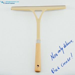 Akbrand Kích thước lớn cửa sổ Squeegee Beech Xử lý bằng gỗ