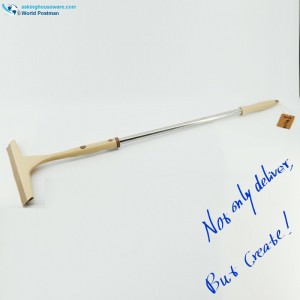 Akbrand 90cm dài tay cầm cửa sổ ống thép không gỉ Squeegee