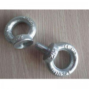 Trung Quốc Nhà cung cấp Phần cứng Giàn cường độ cao Phần cứng M24 Nâng thép DIN580 Eye Bolt