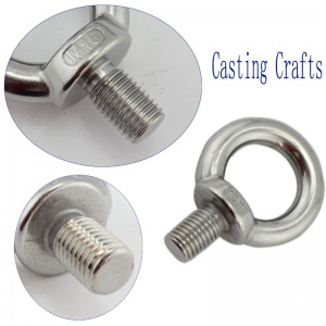 Bán buôn thép không gỉ Eye Bolt DIN582 bộ phận trong thiết bị cơ khí