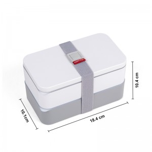 BPA miễn phí thân thiện với môi trường lò vi sóng văn phòng / trường học trẻ em hộp bento nhựa trẻ em