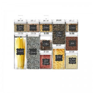 Bảo quản thực phẩm 12 miếng Nhựa lưu trữ thực phẩm kín khí