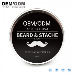 Nhãn hiệu riêng Hương thơm tự nhiên hữu cơ chăm sóc râu cho kem tăng trưởng râu Beard Balm
