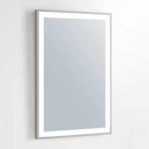 Gương phòng tắm sang trọng có đèn LED chiếu sáng EU và Hoa Kỳ-ENE-AL-108