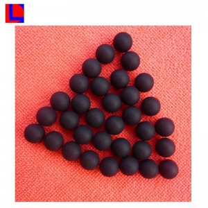 Bóng cao su đen có lỗ cho ngành công nghiệp