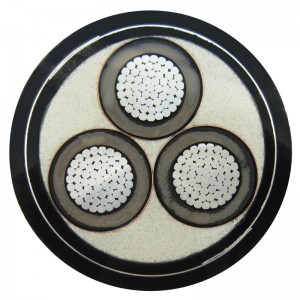 Cáp điện bọc thép 240sq.mm 3 lõi STA / SWA IEC60502-2, ICEA S-93-639, ICEA S-94-649, BS 6622