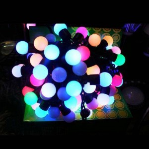 LED Ball Ball Đèn màu Giáng sinh Ball String Đèn trang trí