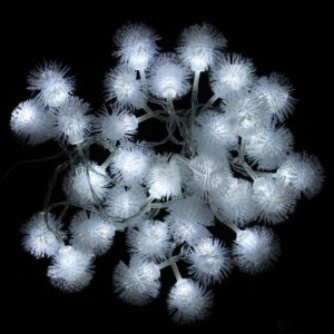 Đèn LED Snow Pompon Chuỗi màu Đèn dây màu Trang trí cho Giáng sinh / Ngày lễ / Đám cưới / Tiệc