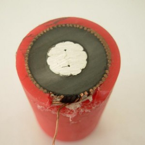 Cáp điện lõi đồng 15KV 8,7 / 15KV Xlpe với lớp giáp kim loại