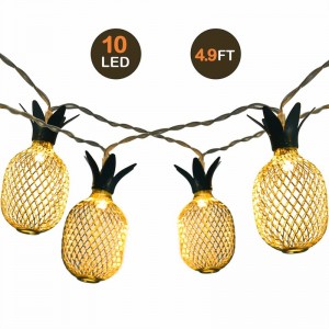LED LED 10LED Ánh sáng chuỗi dứa trắng ấm