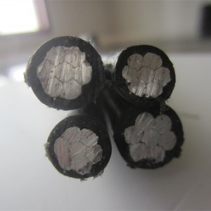 Cáp nối đôi triplex ba dây trên 0,6 / 1kv