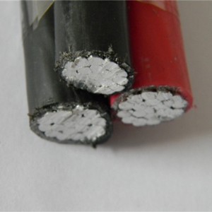 Cáp treo trên cao 600V Dịch vụ Triplex 2AWG 4AWG 2 / 0AWG 4 / 0AWG 350MCM