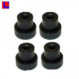 Nonslip chân cao su bảo vệ tủ đồ nội thất chân nylon màu đen