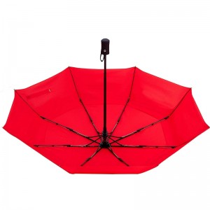 Hai lớp tiếp thị mặt hàng ô dù Trung Quốc tự động mở và tự động đóng 3 lần Rain Umbrella