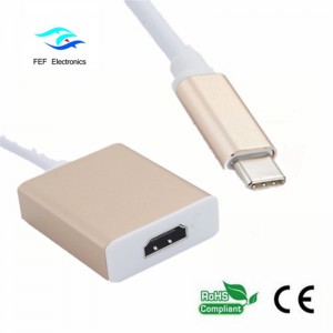 Vỏ kim loại chuyển đổi USB loại c sang HDMI Mã số: FEF-USBIC-006