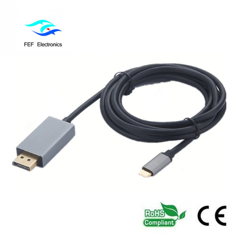 USB TYP-C sang Mini Displayport Bộ chuyển đổi nam Mã vỏ ABS: FEF-USBIC-014