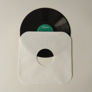 12 Giấy trắng LP Ghi tay 33 Góc tròn RPM có lỗ