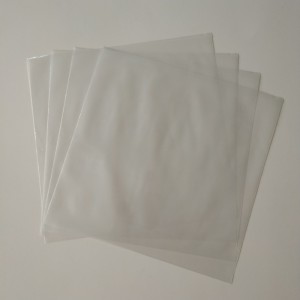 33RPM Premium bảo vệ phẳng Poly Vinyl Record Vỏ ngoài tay áo