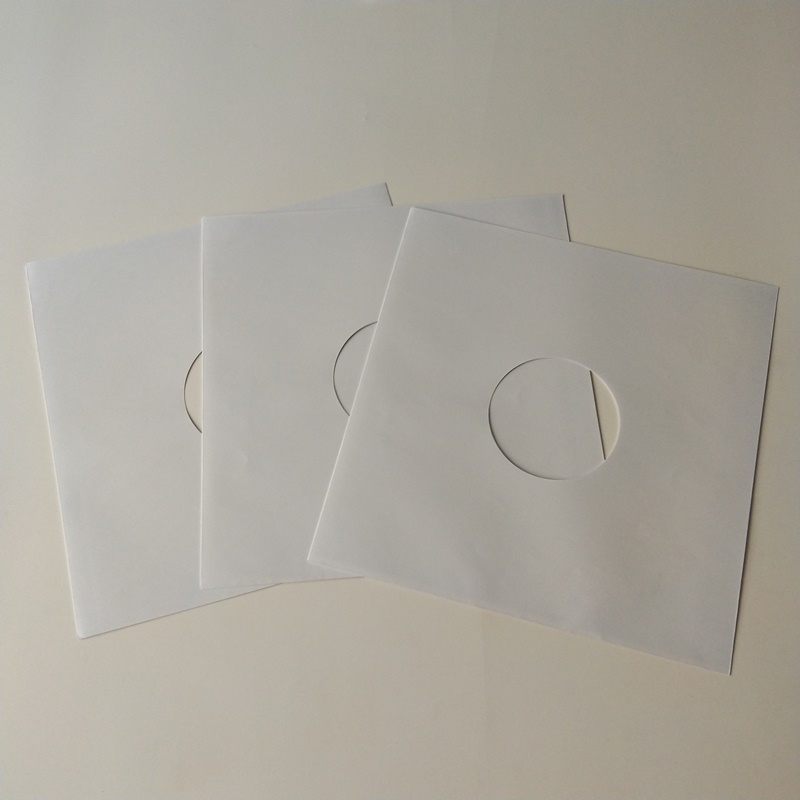 12 ống lót bên trong bằng giấy trắng LP cho bản ghi Vinyl 33RPM